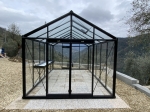 R306XH Blackline : Serre de jardin en verre ACD. 13,62 m² 