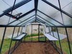 S106 Blackline : Serre de jardin en verre ACD. 13,62 m² 