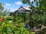 S208 Blackline : Serre de jardin en verre ACD. 22,53 m² 