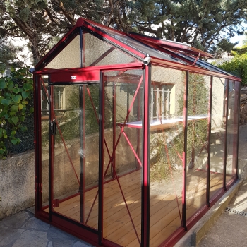 P04 : Serre de jardin en verre ACD. 4,74 m²